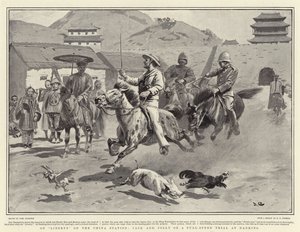 Op vrijheid op het China-station, Jack en Jolly op een snelheidsproef in Nanking